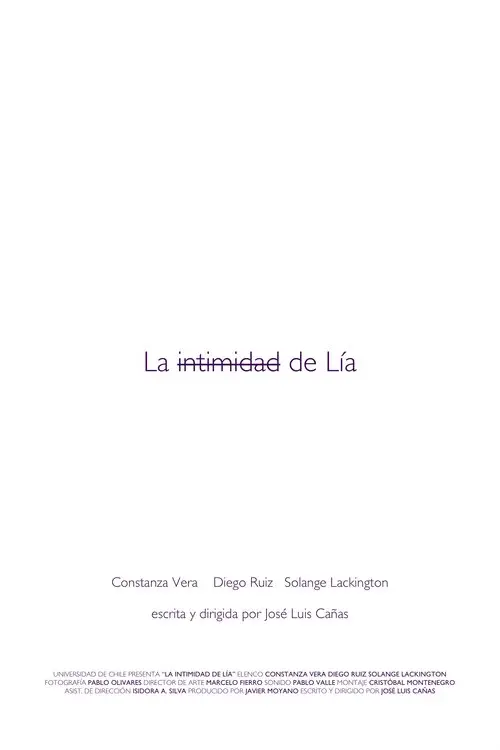 La intimidad de Lía